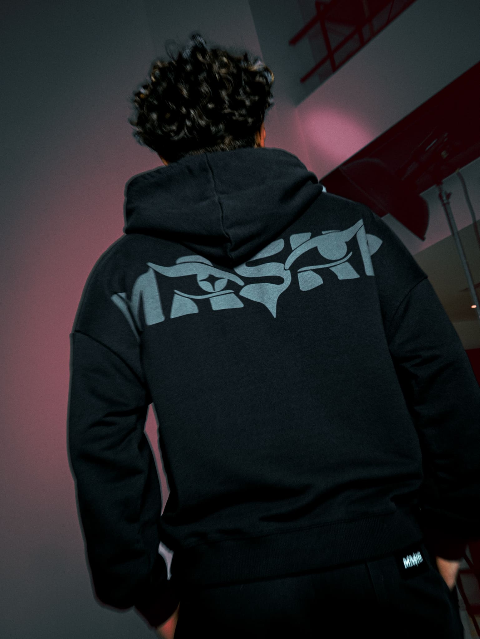 sweat à capuche noir