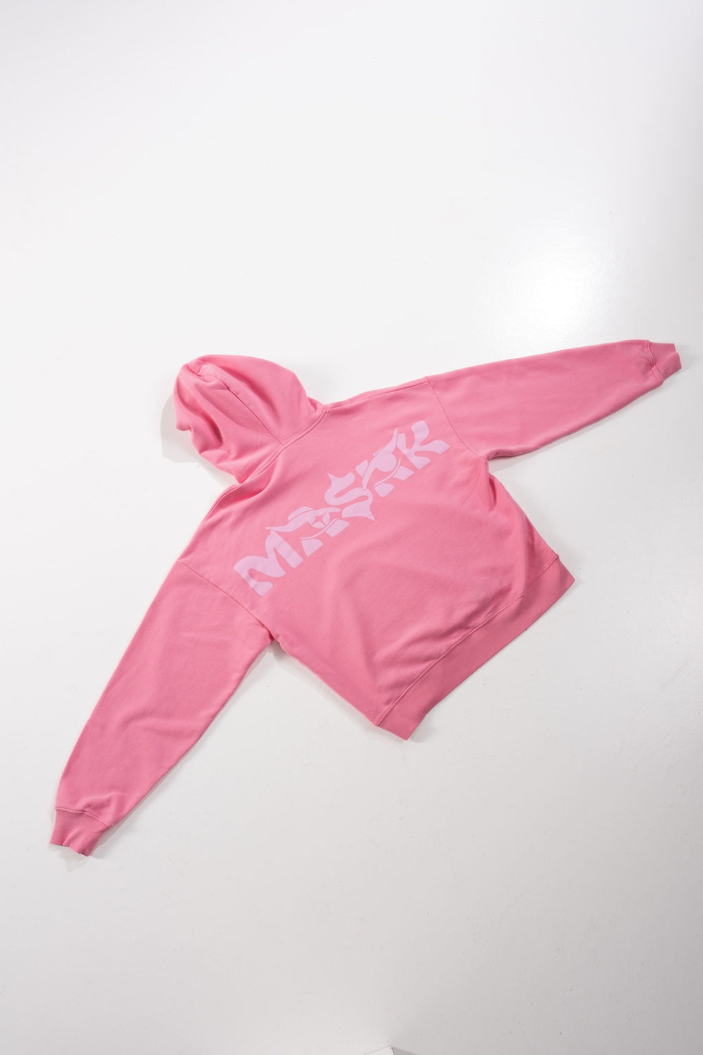 sweat à capuche rose 